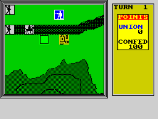 Johnny Reb II screenshot 2 for ZX Spectrum